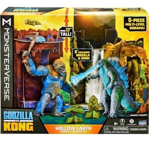 Godzilla vs. Kong Hollow Earth Figure Set - Multicolor